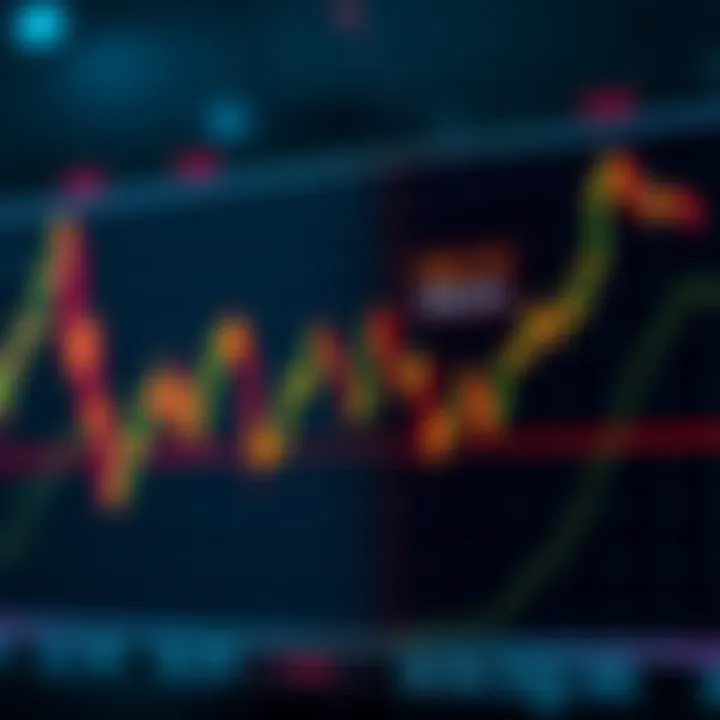 Graph showing Litecoin price trends with two price points highlighted, $40.79 and $50.94.