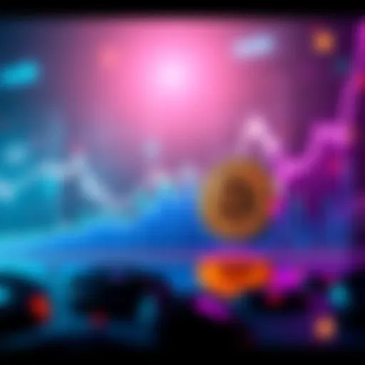 Graph showing Litecoin's daily transaction volume matching Bitcoin's, highlighting Litecoin's growth despite a smaller market cap.