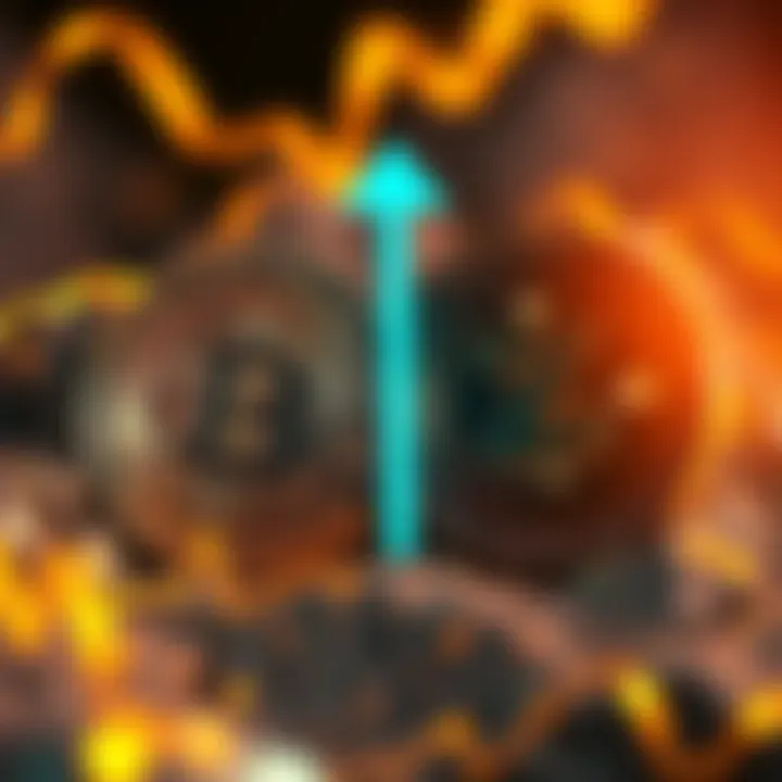 A visual showing the logos of Litecoin and Zcash side by side, with arrows indicating upward market trends for both cryptocurrencies.