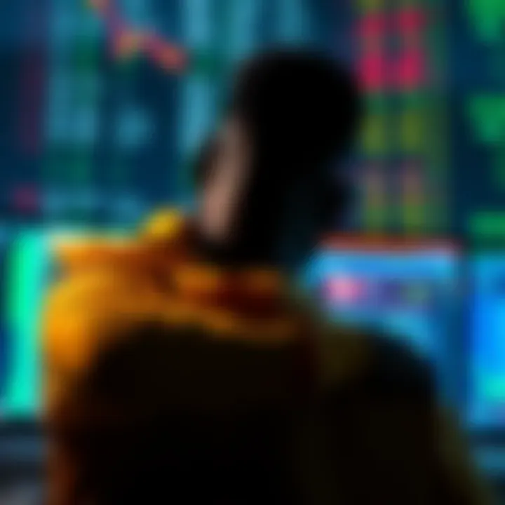 Locked Out of Crypto Account Frustrated trader staring at computer screen displaying error message about account lockout