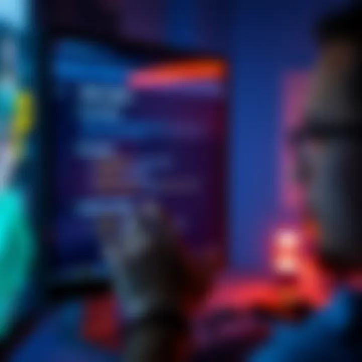 A close-up of a computer screen displaying locked options in a Seeker Summer interface, showing a confused person looking at it.