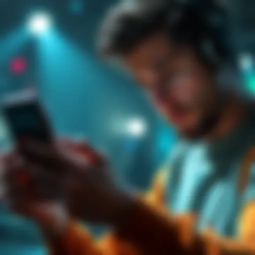 A frustrated player looking at their phone with a login screen displayed, showing repeated prompts while switching connections.