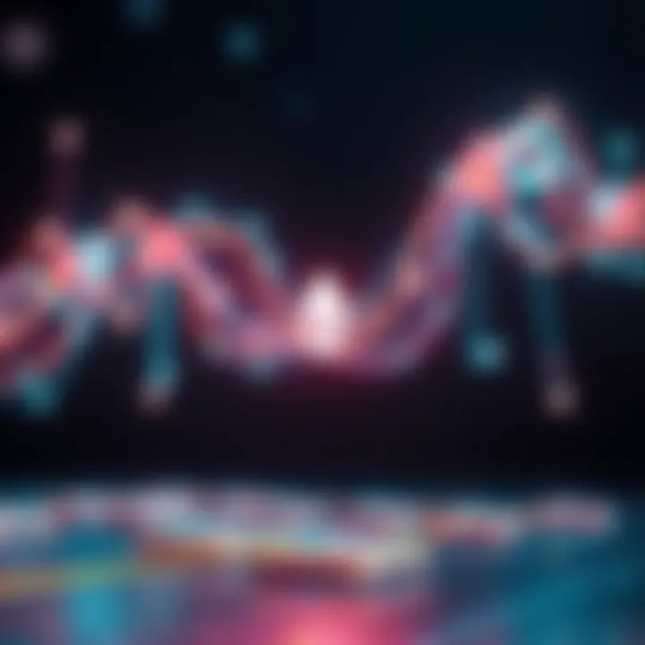 Loopring Roll-Up Concept A visual representation of a digital network symbolizing Loopring as a roll-up enhancing Ethereum's capabilities