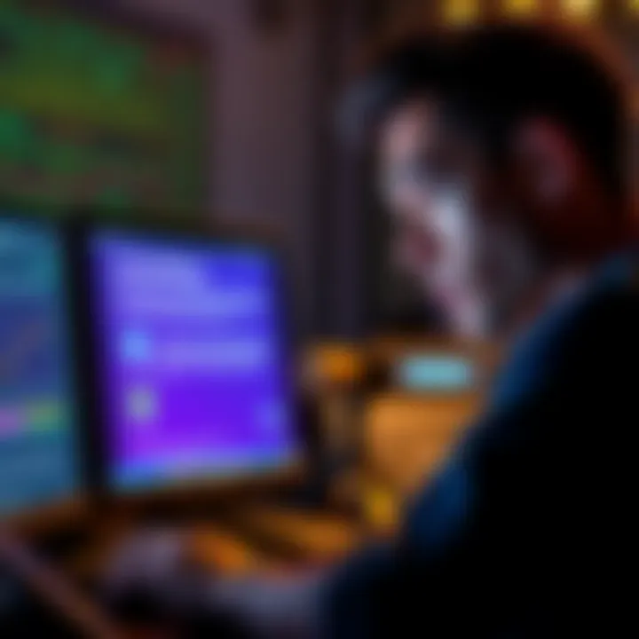 A person looking at a computer screen with a confused expression, searching for solutions to recover a lost cryptocurrency seed phrase.