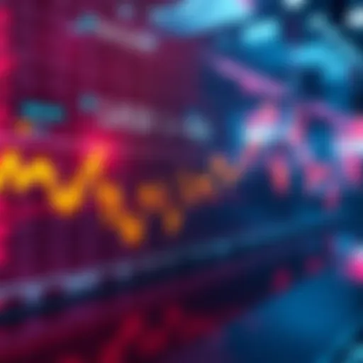 A chart showing declining price trends as trading volume decreases, highlighting the impact of low trades on future market predictions.