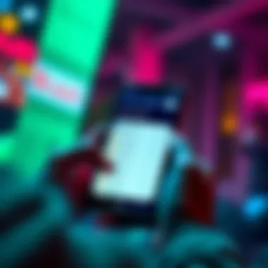 A person using a smartphone to manage Bcash transactions in Exodus Wallet, showing lower fee options on the screen.