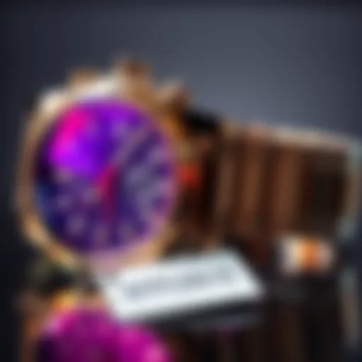 A close-up of a shiny luxury watch with a $17,000 price tag next to it, showcasing its elegance and style.