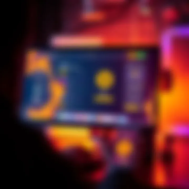 A computer screen displaying a user-friendly app interface for mainnet listing, with KYC graphics and Pi token logo visible.