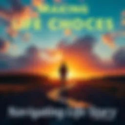 A person standing at a crossroads, pondering different paths ahead, symbolizing tough decision-making in life.