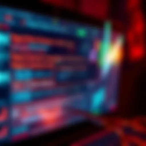 A close-up of a digital Paper Rock Scissors game screen showing error messages and glitches