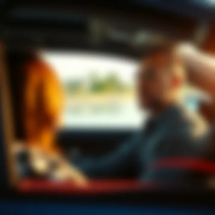 A man sitting in a car, looking thoughtful as he considers his financial strategy after a tier upgrade.