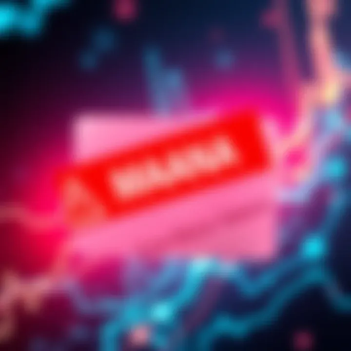 An alert graphic showing a phishing email with 'Free MANA Tokens' and a red warning sign, symbolizing a crypto scam targeting people.