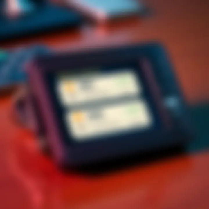 A hardware wallet displaying multiple wallet addresses with unique public keys and seed phrases for better organization and security.