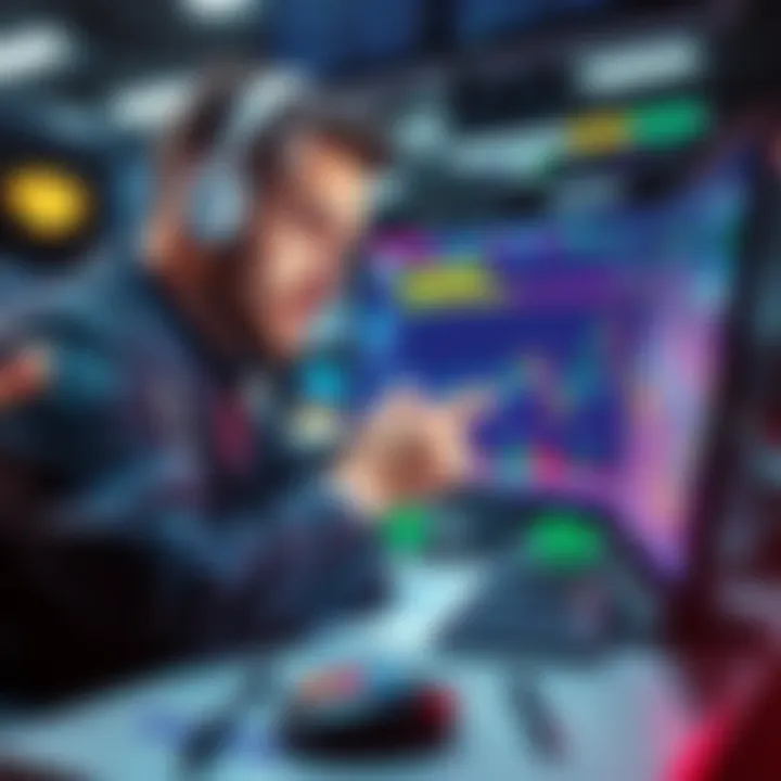 A trader analyzing bearish market trends with charts showing a potential drop to $70,000 before July 2026.