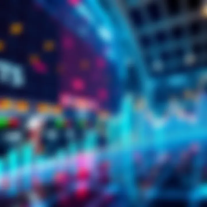 Graph showing market price increase as traders sell assets