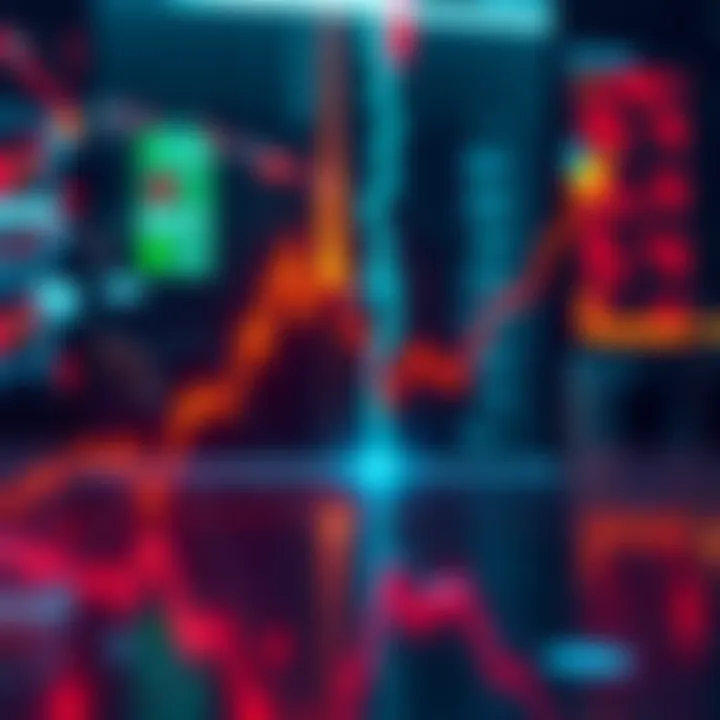 Graph showing a downward trend, symbolizing market instability and fears of a crash.