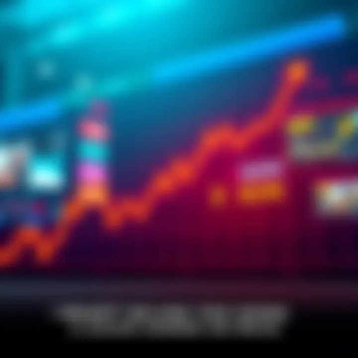 A graph showing a steep decline in price from $40K to $28K, symbolizing a selling mistake