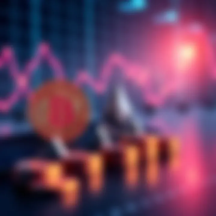 Graphic showing Bitcoin, Ethereum, and Solana with rising profit indicators and cash-out symbols