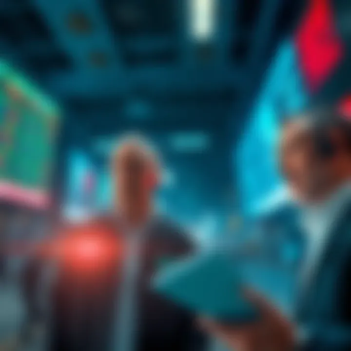 Traders looking distressed over sudden market losses, highlighting the emergence of new bagholders