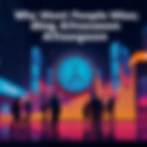 A graph showing rising altcoin prices with a clock symbol, indicating the timing of altseason. People are seen discussing strategies around the graph.