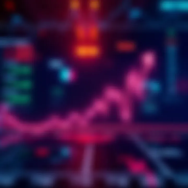 Market Trends Graph A graph showing fluctuating market trends with upward projections, indicating potential future rebounds in the stock market.