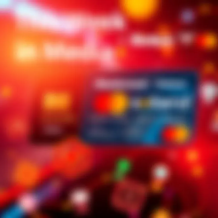 Visual representation of Mastercard and Solana logos with symbols of digital payments and subscription services, showcasing payment innovations.