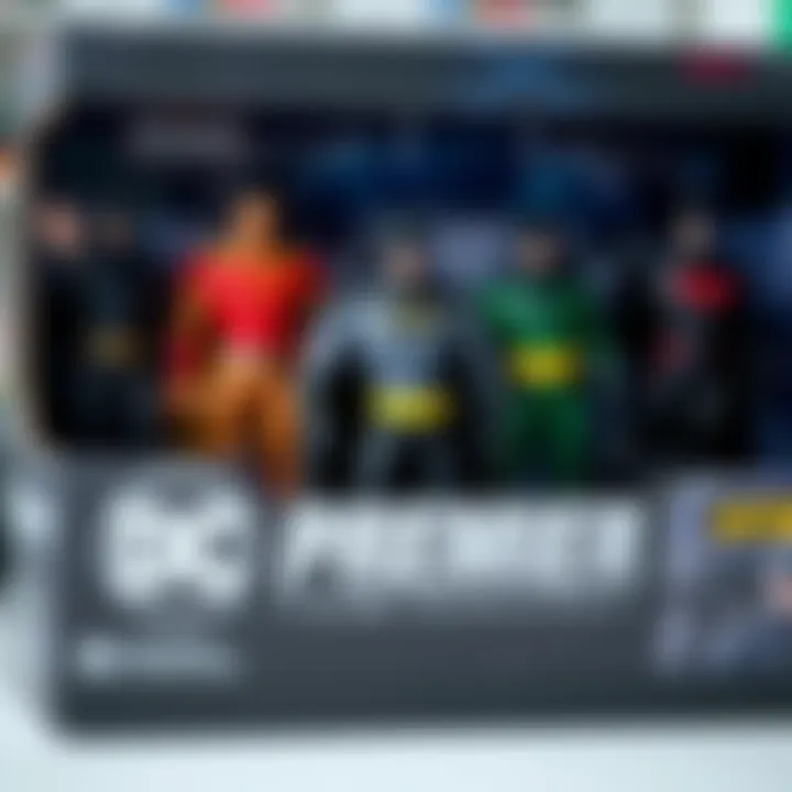 Newly arrived Mattel DC Premier figures in their packaging, ready for display or play.