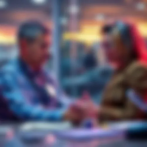 A medical cannabis cardholder discussing workplace THC testing challenges with a colleague