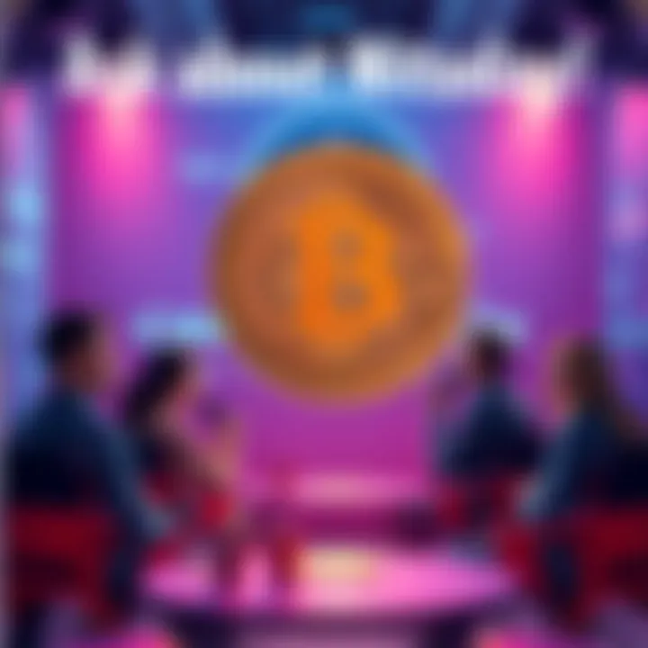 People participating in a discussion about Bitcoin during Mentor Monday