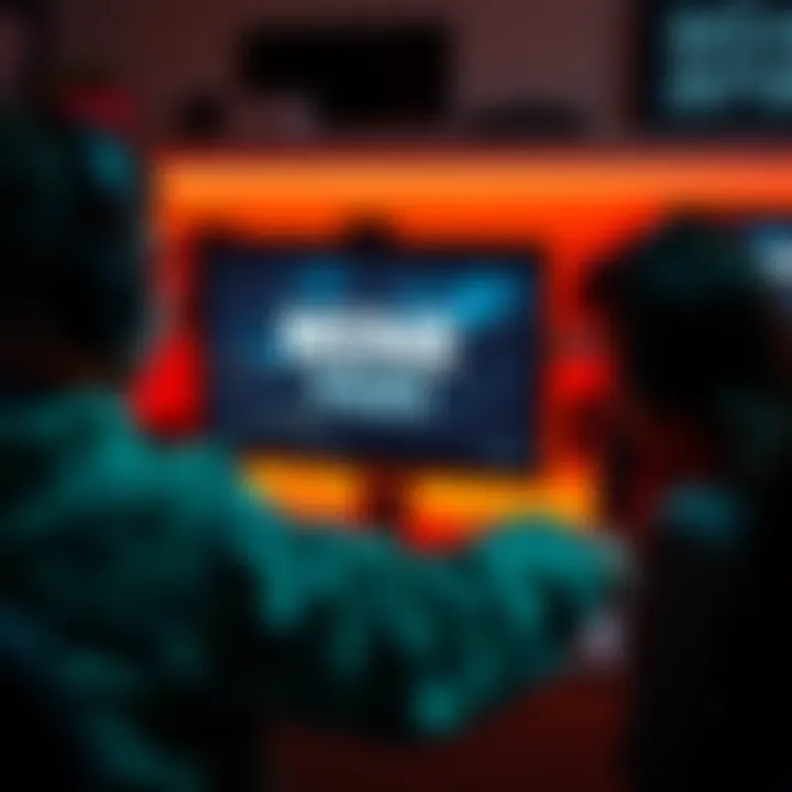 A beginner showing how to merge Mine Tari on a computer with a video tutorial visible on the screen