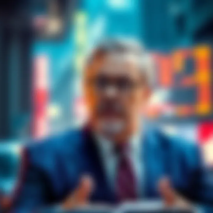 Michael Saylor confidently addressing concerns about a 60% drop in strategy stocks