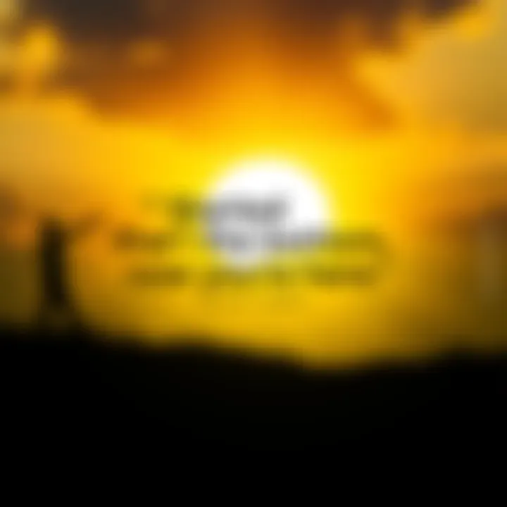 A graphic featuring Michael Obama's inspirational quote 'Started from the bottom, now we're here' with a background of a sunrise symbolizing hope and success.