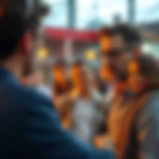 Michael Saylor sharing insights, engaging with a group of people who are responding with interest and curiosity.