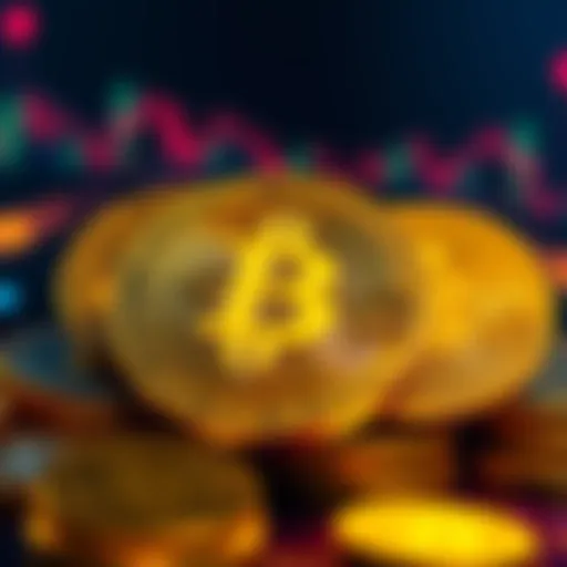 A visual representation of Microstrategy's logo alongside Bitcoin symbols, indicating a potential purchase of Bitcoin.