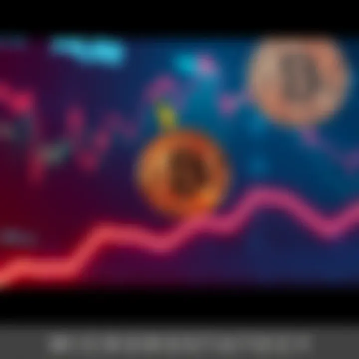 A graphic showing a falling Bitcoin symbol alongside a downward trend line, representing Microstrategy's shareholder dilution impact.