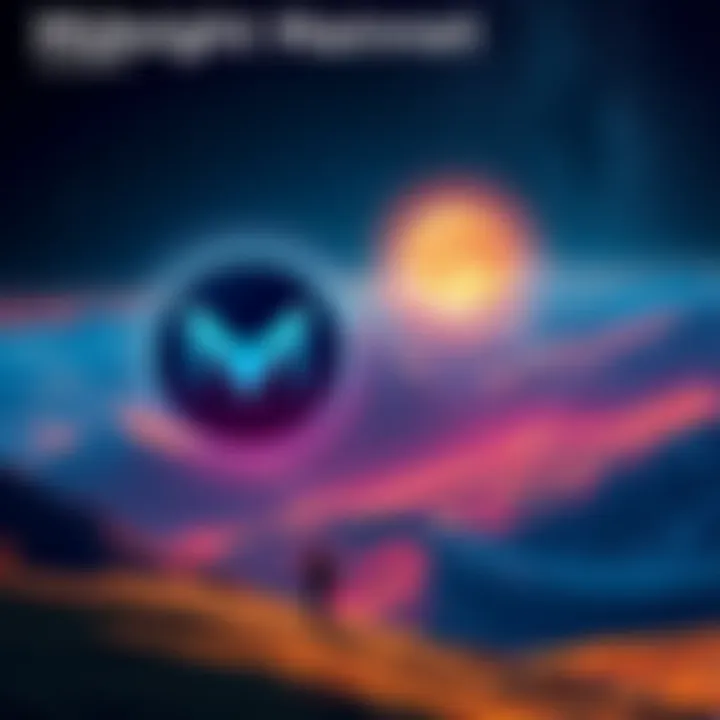 A digital landscape showing the Midnight logo alongside the Cardano logo, representing the launch of Midnight's mainnet and its potential impact on Cardano's ecosystem.