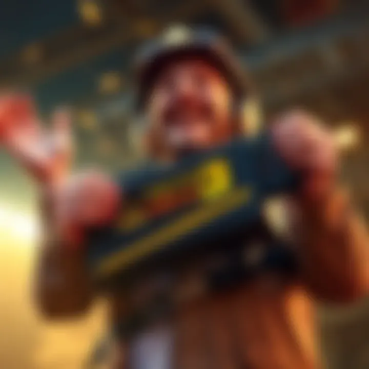 A dedicated miner joyfully displays their Avalon Mini device, celebrating the successful completion of a solo block in cryptocurrency mining.