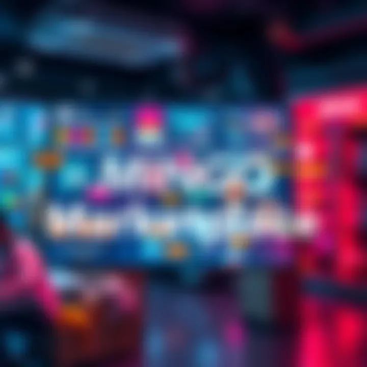 A vibrant online marketplace interface showing diverse products for sale, highlighting a user-friendly shopping experience.