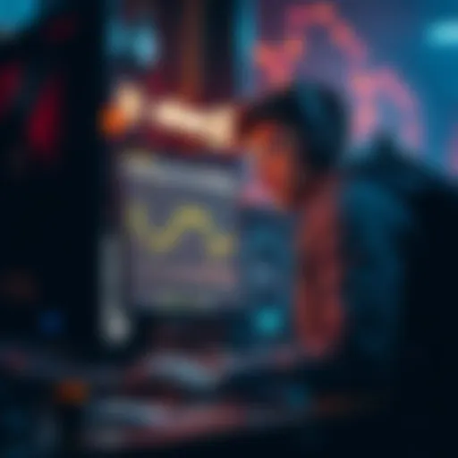 A miner looking at their computer screen showing low share reports on P2Pool Nano