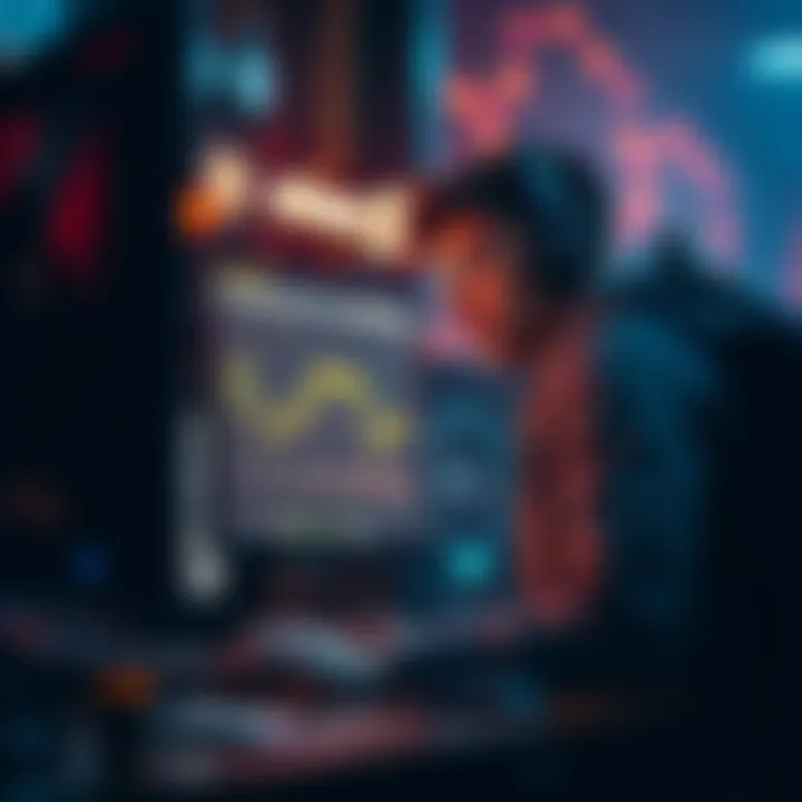 A miner looking at their computer screen showing low share reports on P2Pool Nano