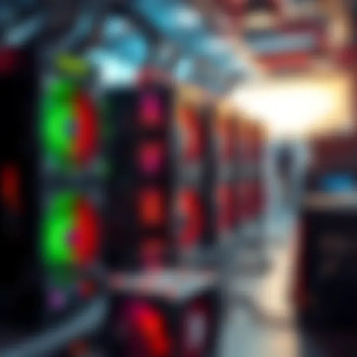 A mining rig showing high performance with 90KH/s, indicating successful operation after switching to P2Pool.