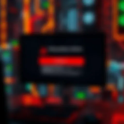 A computer screen showing an error message related to mining software on Windows 11 for Ethereum Classic.