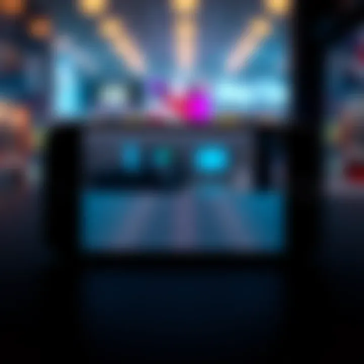 A smartphone screen showing an empty app section where gift cards and buy options used to be.
