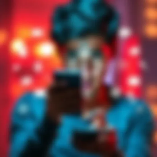A person using a smartphone, looking frustrated with an app, surrounded by icons of common app problems like crashing and loading issues.