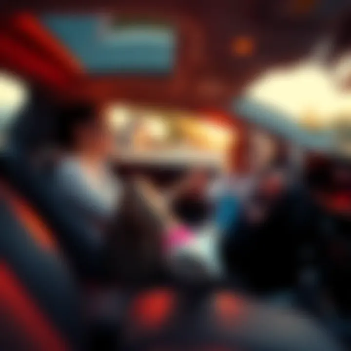 A mother using her feet to drive a Honda CRV while her daughter sits in the passenger seat, showcasing her unique driving style.
