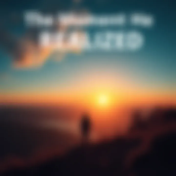A person standing on a hilltop looking out at a sunrise, symbolizing a turning point in life.