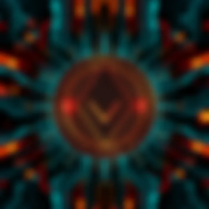 Monero Cryptocurrency Symbol Monero logo with a digital background representing anonymity and privacy in transactions