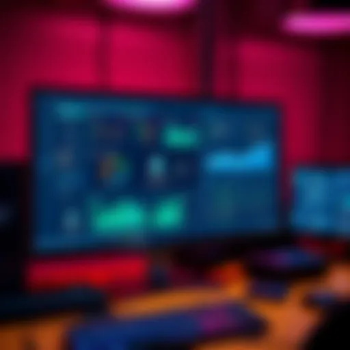 A computer screen displaying a custom dashboard for monitoring Monero mining performance with Docker and Tor setup.