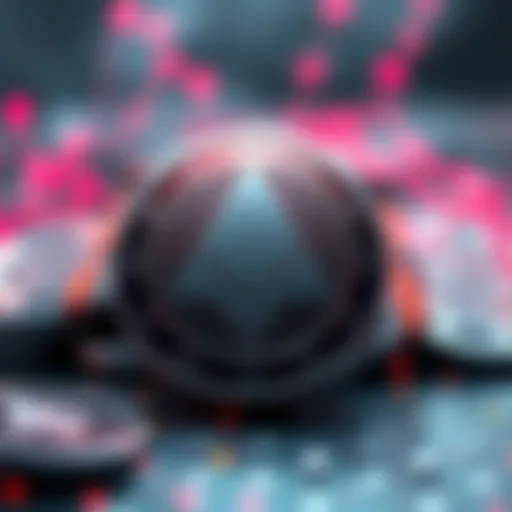 A close-up of the Monero logo with digital money elements in the background, representing counter-economics and financial freedom.