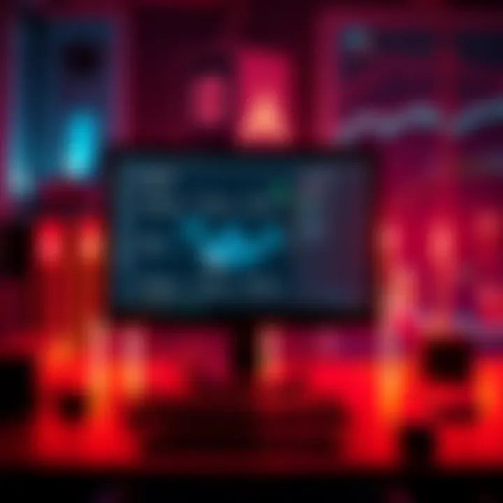 Monero on Docker A computer screen displaying Monero's interface within a Docker environment, showing hashrate metrics for individual machines.